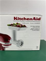 KitchenAid Food Grinder Stand Mixer Attachment Kitchen Aid Meat FGA Complete